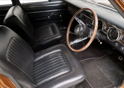 1967 Ford Falcon XR GT Sedan vue intérieure côté conducteur