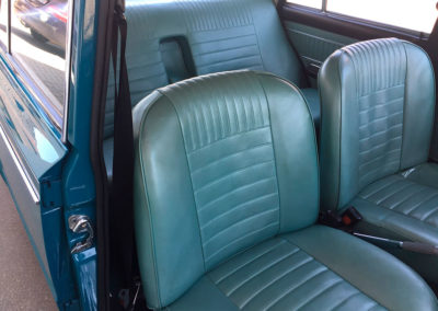 1969 Fiat 125 vue intérieure