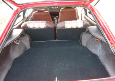 1980 Ford Capri vue coffre arrière