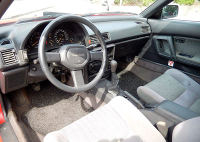 1988 Toyota 2000 vue tableau de bord