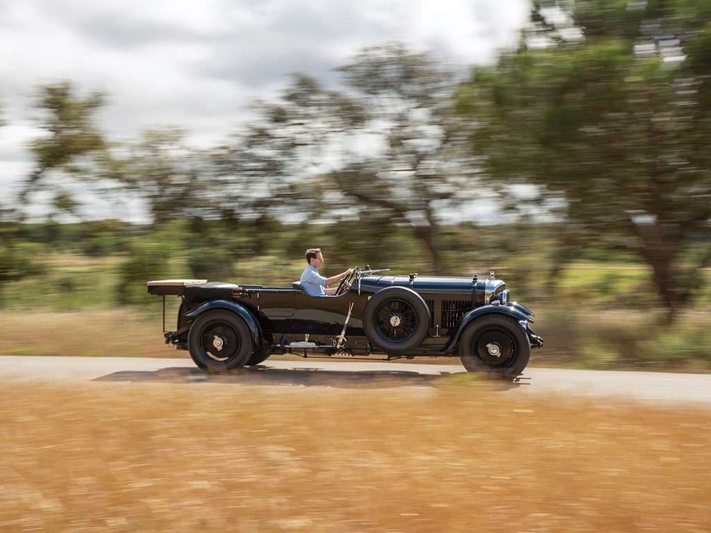 1931 Bentley 8 Litre Tourer vue latérale - The Saragga Collection