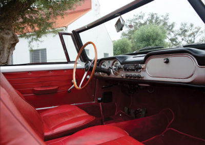 1963 Lancia Flaminia GT 3C 28 Convertible by Touring vue tableau de bord - The Saragga Collection