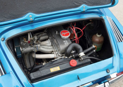 1972 Alpine Renault A110 1300 vue moteur - The Saragga Collection