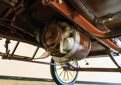 1909 Rauch & Lang Electric Coupé vue sur le moteur électrique.