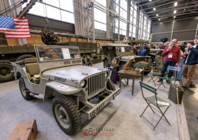 L'armée présente avec ses jeep et ses Dodge à Historic Auto.