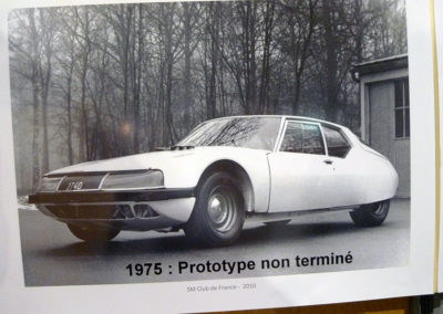 1975 Citroën SM prototype non terminé