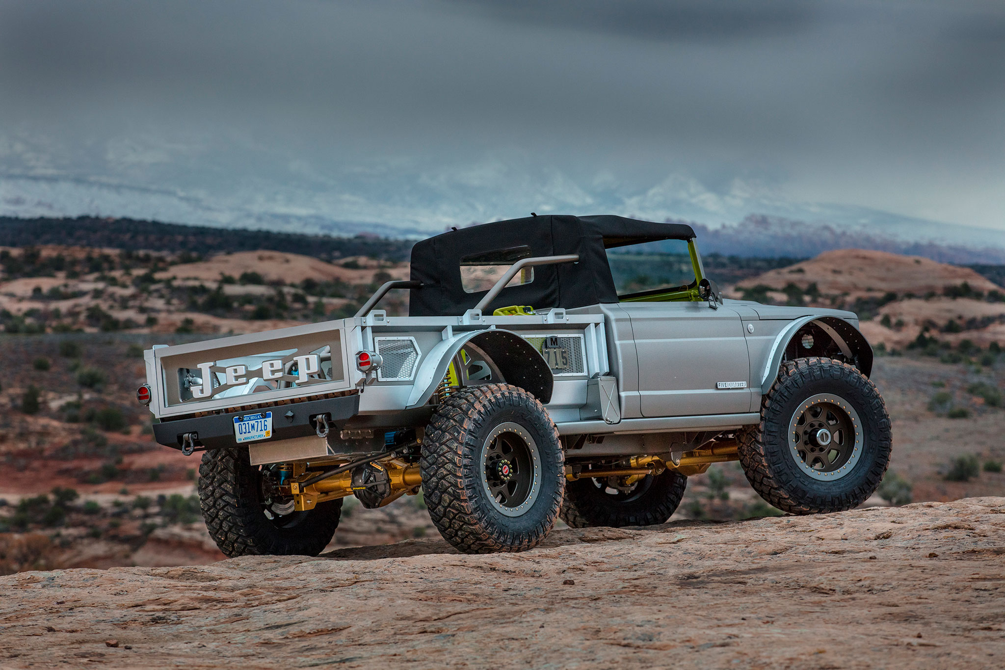 2019 Jeep Five-Quarter très stylisé par rapport à l'original - Moab Easter Jeep Safari.