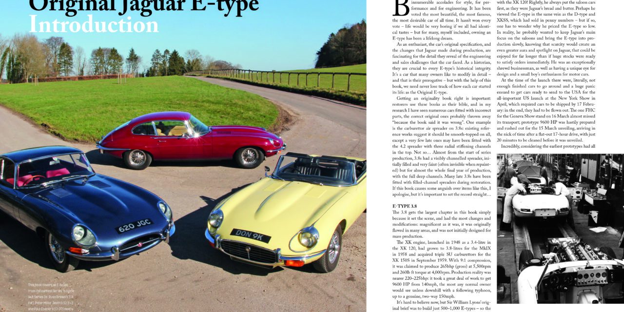 Jaguar E-Type | Les 60 ans du modèle décortiqués dans le livre “Original Jaguar E-Type”