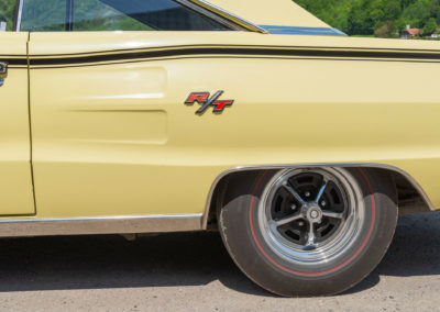 1967 Dodge Coronet R:T 440 - Le sigle R:T est autant à l'extérieur qu'à l'intérieur - Enchères au Swiss Classic World.