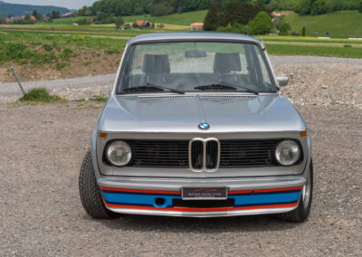 1974 BMW 2002 Turbo - À l'origine, l'inscription 2002 Turbo était inscrite sur le spoiler - Enchères au Swiss Classic World.