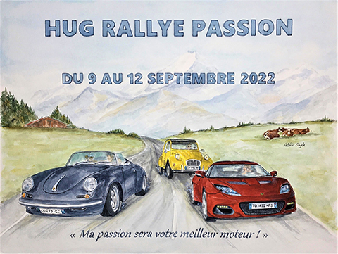 Logo Hug Rallye Passion.